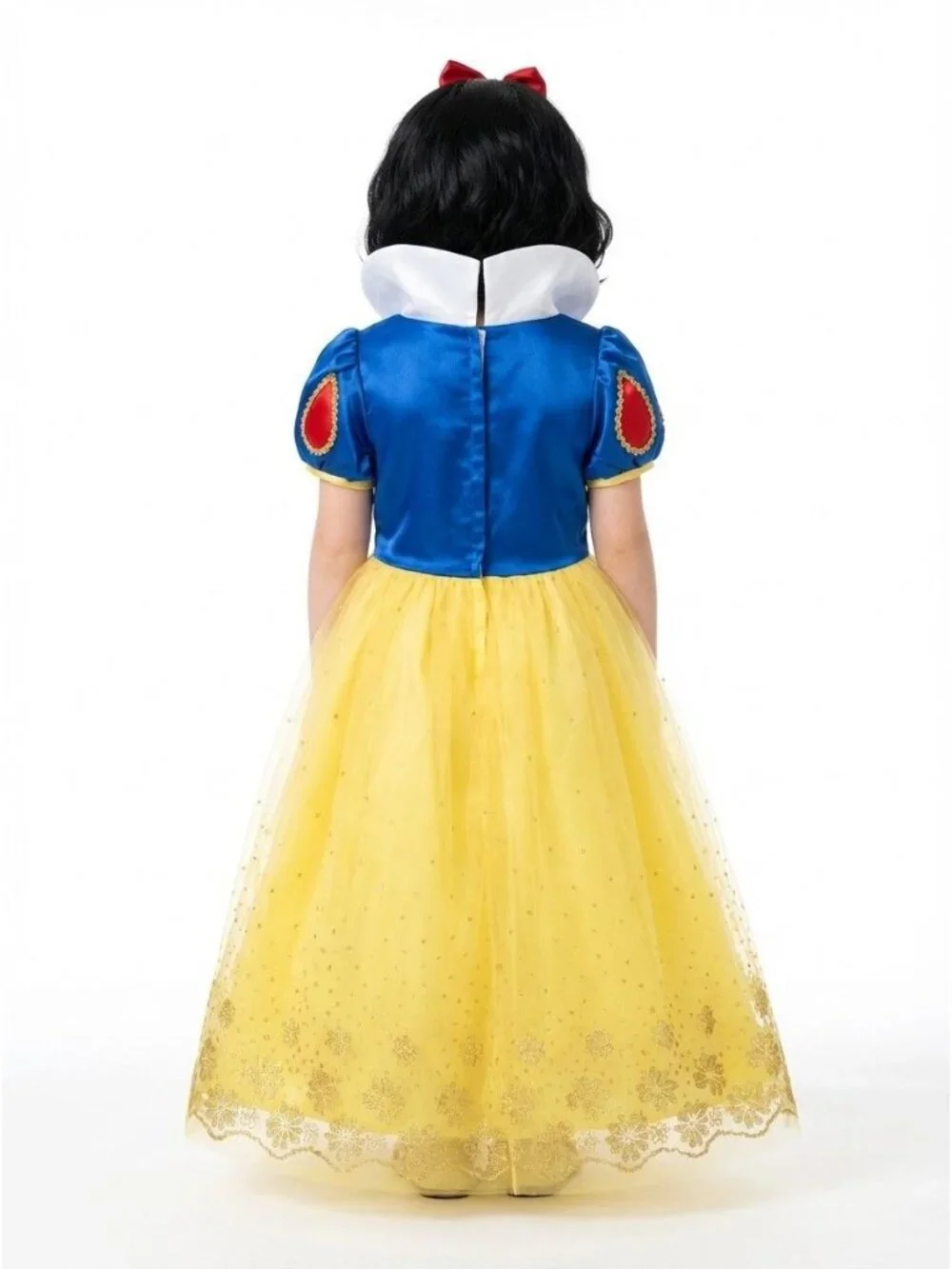 Girls Snow White Inspired Princess Dress Costume (Size 6) - Picture 2 of 2